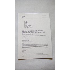 GENERATOR SET DIESEL 2KW 230V 110V AC 28VDC DRUMGRANGE PURPOSE AND PLANNING INFORMATION
