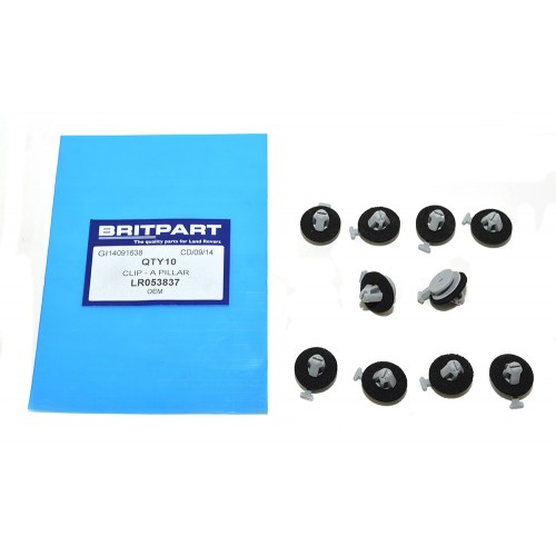 Clip - A Pillar Quantity Of 10 Clip - A Pillar Quantity Of 10