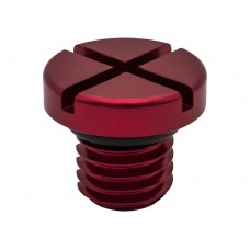 Bleed Screw Alloy Red
