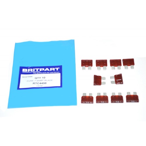 Fuse 7.5Amp Blade Quantity Of 10 Fuse 7.5Amp Blade Quantity Of 10