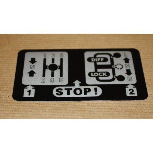 LABEL WARNING TRANSMISSION LABEL WARNING TRANSMISSION