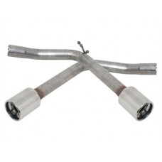 STAINLESS STEEL TWIN EXHAUST 
