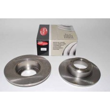 FRONT BRAKE DISCS SOLID (PAIR)