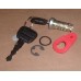 DOOR BARREL LOCK AND KEY ASSY RED CAM DOOR BARREL LOCK AND KEY ASSY RED CAM