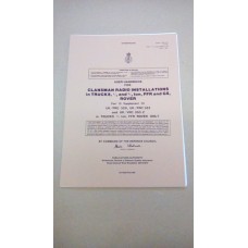 CLANSMAN USER HANDBOOK PRC320,PRC352,PRC353Z INSTALLATION