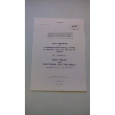 USER HANDBOOK CLANSMAN SIDE TABLES AND SLOTTED ANGLE INSTALLATIONS