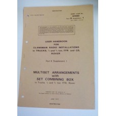 USER HAND BOOK CLANSMAN RADIO INSTALLATION FFR/GS ROVER