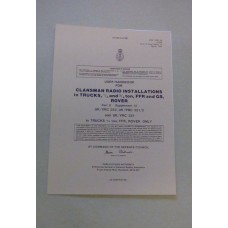 USER HANDBOOK CLANSMAN VRC353,PRC351/2 AND VRC321 INSTALLATIONS