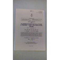 USER HANDBOOK CLANSMAN VRC322 AND VRC321 INSTALLATIONS