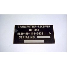 CLANSMAN PRC350 IDENTIFICATION DECAL