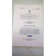 MARCONI 8920C TEST SET  OPERATING INFORMATION MANUAL