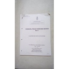 COOKING OUTFIT GAS FIELD No.5 PARTS CATALOGUE