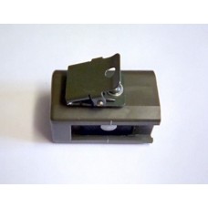 CLANSMAN PTT PRESSEL SWITCH HOUSING GREEN CW CLOTHING CLIP