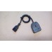 EX MOD KETTLE LEAD ADAPTOR EXTENSION  UK 3 PIN SOCKET